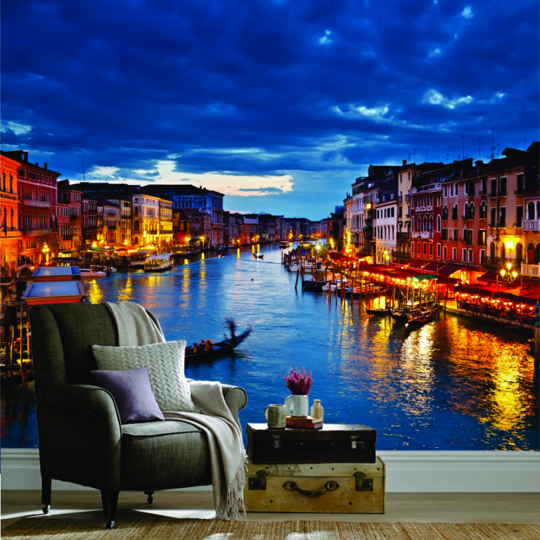 Venice Canal Wall Mural Wall Art Studios