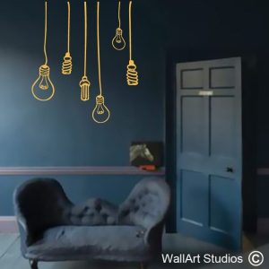 Light Bulbs Wall Decal