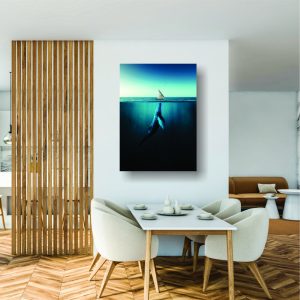 Whale & Sail Boat Canvas
