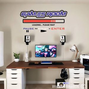 Games Room Vinyl Stickers