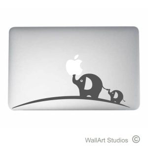 Elephants Laptop Sticker