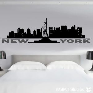 New York Skyline Wall Art Decal