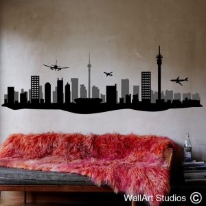 Johannesburg Skyline Silhouette