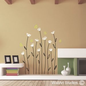 Daisies Boho Wall Decal