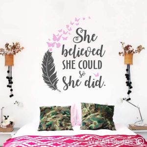 She Believed She Could so She did