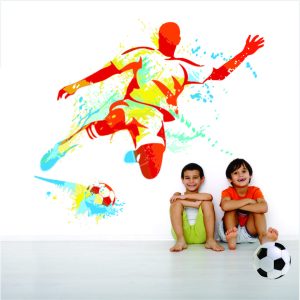 Soccer wall sticker