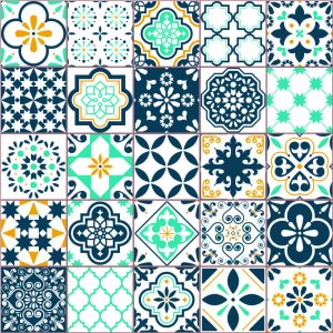 Ornamental Stick On Tiles