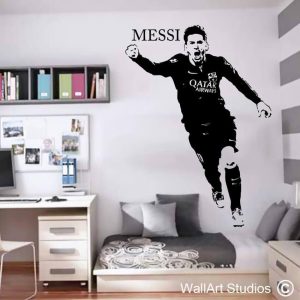 Lionel Messi Football Wall Sticker