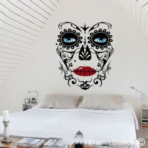 Sugar Skull Wall Tattoo
