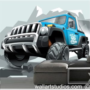 Monster Truck Wall Mural