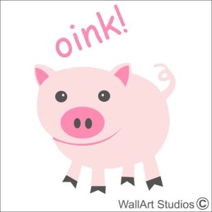Pig Farm Yard Wall Sticker