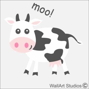Cow Farm Yard Wall Sticker
